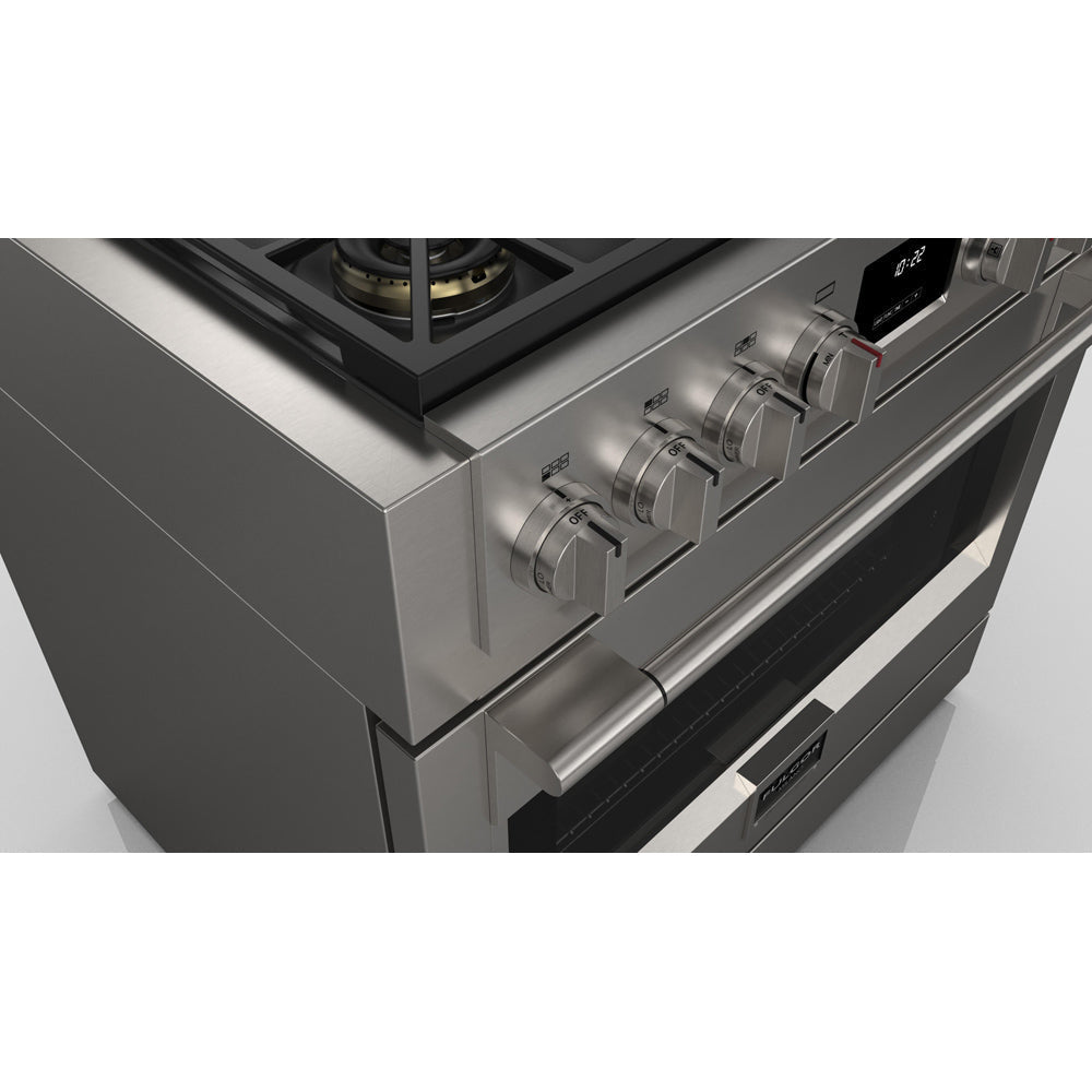 Fulgor Milano 36 in. 600 Series Pro All Gas Range with 6 Burners in Stainless Steel - F6PGR366S2