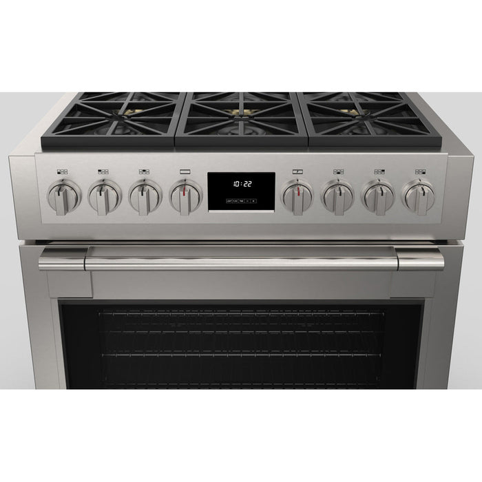 Fulgor Milano 36 in. 600 Series Pro All Gas Range with 6 Burners in Stainless Steel - F6PGR366S2