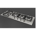 Fulgor Milano 42 in. 400 Series Gas Cooktop with 4 Burners in Stainless Steel - F4GK42S1