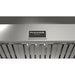 Fulgor Milano 48 in. 1000 CFM Professional Under Cabinet Range Hood with Knob Control in Stainless Steel - F6PH48DS1