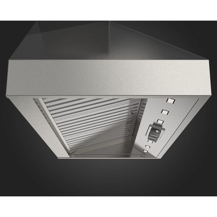 Fulgor Milano 48 in. 1000 CFM Professional Wall Mount Range Hood in Stainless Steel - F6PC48DS1