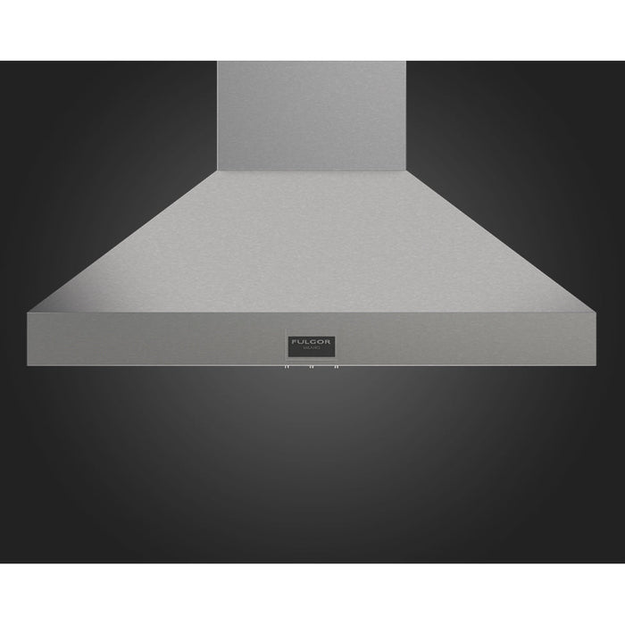 Fulgor Milano 48 in. 1000 CFM Professional Wall Mount Range Hood in Stainless Steel - F6PC48DS1