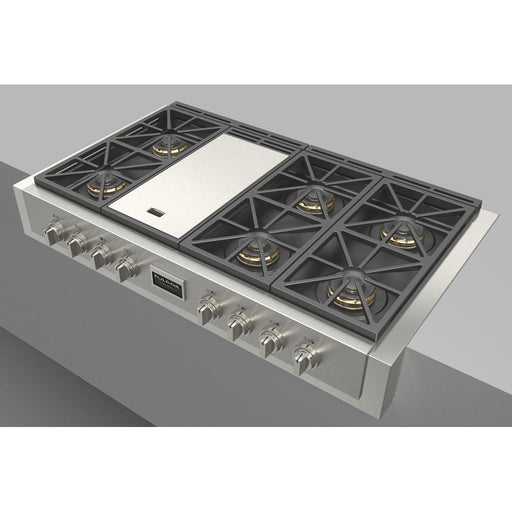 Fulgor Milano 48 in. 600 Professional Series All Gas Rangetop - F6GRT486GS1