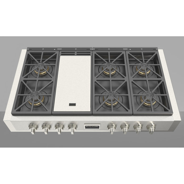 Fulgor Milano 48 in. 600 Professional Series All Gas Rangetop - F6GRT486GS1