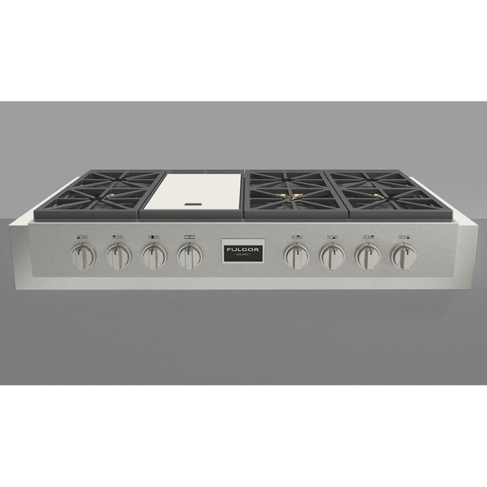 Fulgor Milano 48 in. 600 Professional Series All Gas Rangetop - F6GRT486GS1