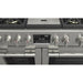 Fulgor Milano 48 in. 600 Series Dual Fuel Range with 6 Burners and Trilaminate Griddle in Stainless Steel - F6PDF486GS1