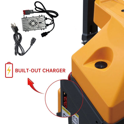 Apollolift Electric Walkie Pallet Truck| 3300 lb| 48" x 27" Forks  - A-1029