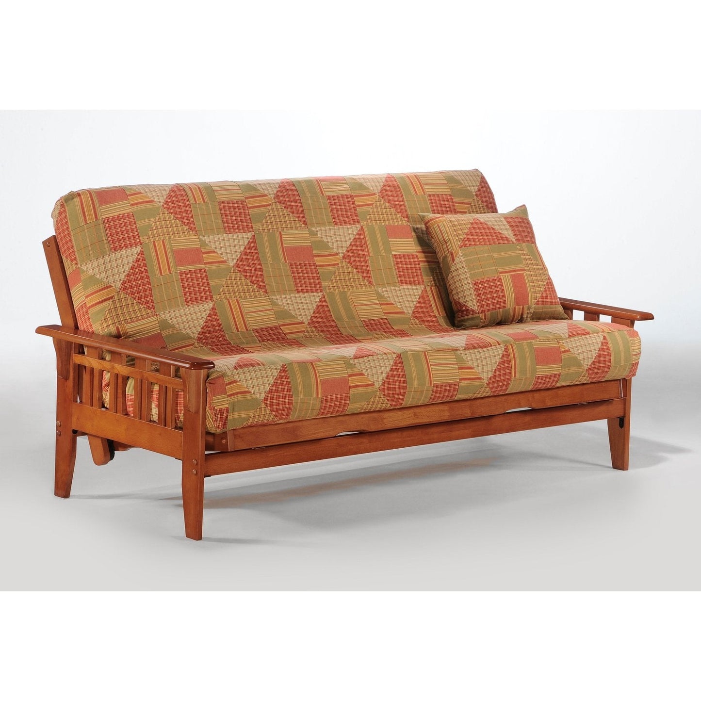 Night and Day Furniture Kingston Standard Futon Frame Complete - KIN-BN-FUL-COM-CHO