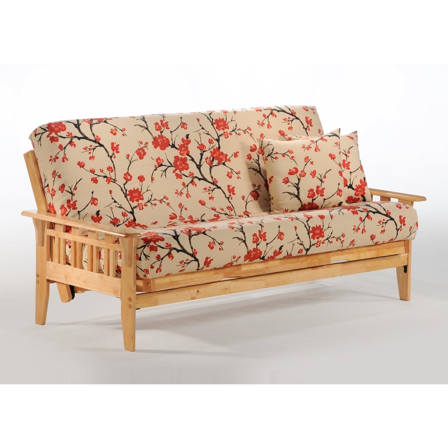 Night and Day Furniture Kingston Standard Futon Frame Complete - KIN-BN-FUL-COM-CHO