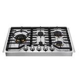 ROBAM G Model 30-Inch 5 Burners Stainless Steel Gas Cooktop - G513