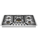 ROBAM 5-Piece Appliance Package - 36-Inch 5 Burners Gas Cooktop, Wall Mounted Range Hood, Dishwasher, Wall Oven, and Steam Combi Oven in Stainless Steel - AP5-G515-A837