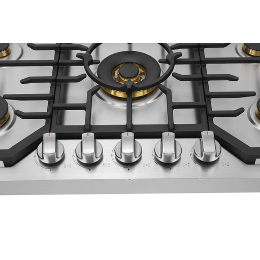 ROBAM 36-Inch 5 Burners Gas Cooktop in Stainless Steel - G515