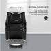 OmySalon BU1301 Salon Shampoo Bowl and Chair Backwash Unit with Extra Large Ceramic Bowl & Freestanding Ottoman - G59000488+G59000489+G59000490