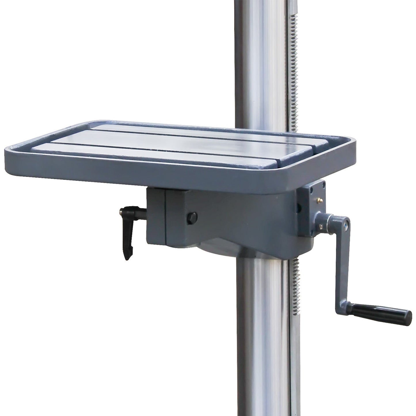 KAKA INDUSTRIAL Floor Drill Press, 0.9kW 220V 3-Phase Gear Head, 8-Speed (130-3200 RPM), Cast Iron Benchtop, 1inch GD-25 Steel Drilling and Milling, MT3 Taper, DRO Depth Control - 190017