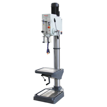KAKA INDUSTRIAL Gear Head Vertical Drill Press, 2.2kW 220V 3-Phase, 8-Speed (108-1800 RPM), 40mm Max Drilling,5.9inches Spindle Travel,MT4 Taper,DRO Depth Control GD-40 - 190004V220