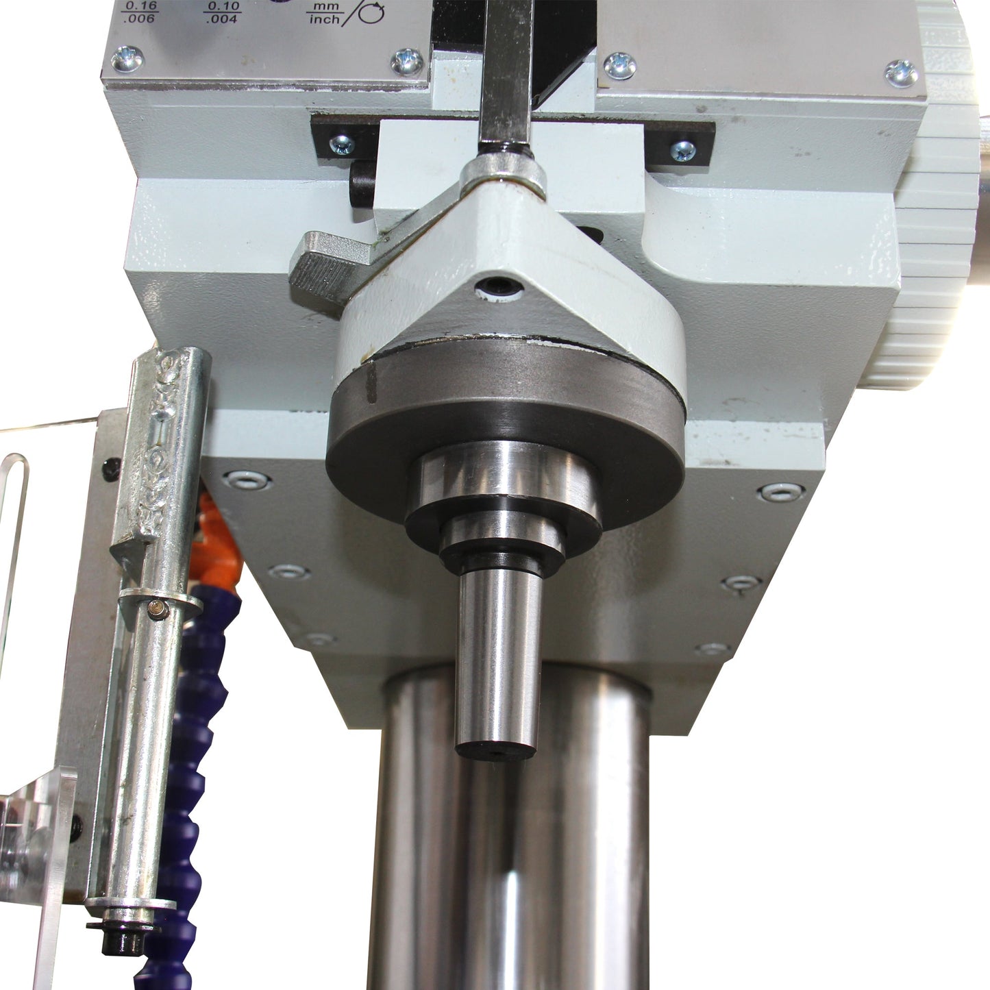KAKA INDUSTRIAL Gear Head Vertical Drill Press, 2.2kW 220V 3-Phase, 8-Speed (108-1800 RPM), 40mm Max Drilling,5.9inches Spindle Travel,MT4 Taper,DRO Depth Control GD-40 - 190004V220