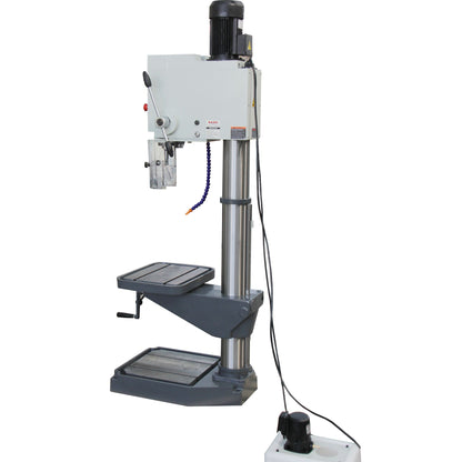 KAKA INDUSTRIAL Gear Head Vertical Drill Press, 2.2kW 220V 3-Phase, 8-Speed (108-1800 RPM), 40mm Max Drilling,5.9inches Spindle Travel,MT4 Taper,DRO Depth Control GD-40 - 190004V220