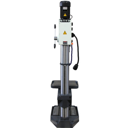 KAKA INDUSTRIAL Gear Head Vertical Drill Press, 2.2kW 220V 3-Phase, 8-Speed (108-1800 RPM), 40mm Max Drilling,5.9inches Spindle Travel,MT4 Taper,DRO Depth Control GD-40 - 190004V220