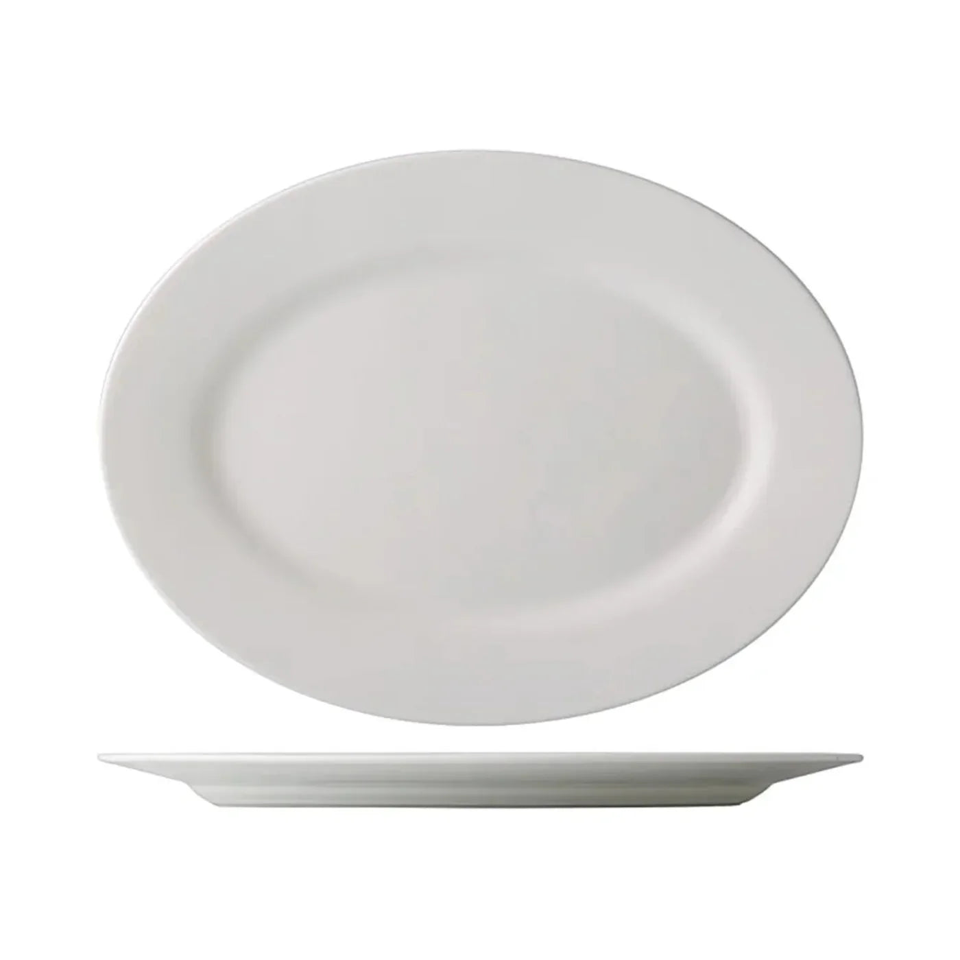 CAC China Oval Platter 10 1/2" Case of 24 Pcs - GDC-12
