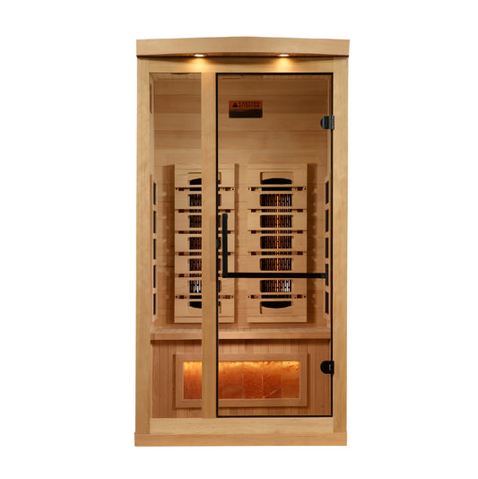 Golden Designs "Reserve Edition" 1 Person Full Spectrum with Himalayan Salt Bar  - GDI-8010-03