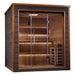 Golden Designs Bergen 6 Person Outdoor-Indoor Traditional Sauna - Canadian Red Cedar Interior - GDI-8206-01