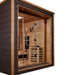 Golden Designs Visby 3 Person Outdoor-Indoor PureTech™ Hybrid Full Spectrum Sauna - Canadian Red Cedar Interior GDI-8223-01