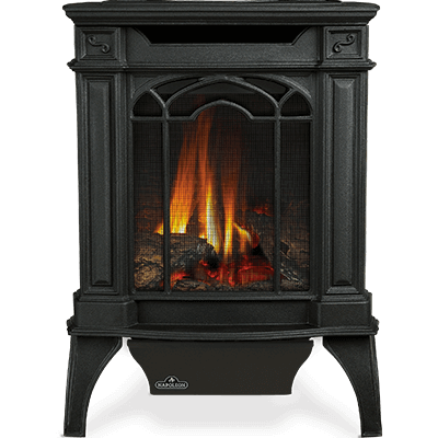 Napoleon Fireplaces Arlington Direct Vent Millivolt Gas Stove, Majolica Brown, Black, Napoleon, 19.25", GDS20NNSB