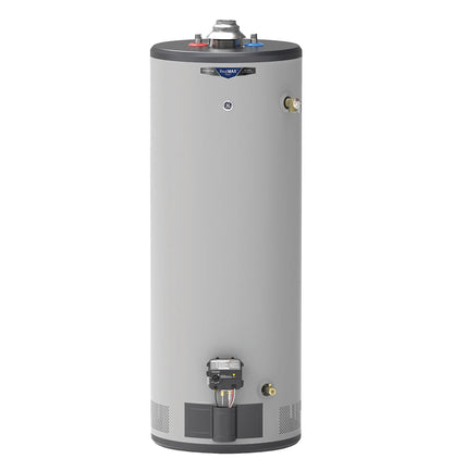 GE Appliances  RealMAX Premium 50-Gallon Tall Natural Gas Atmospheric Water Heater Gray - GG50T10BXR
