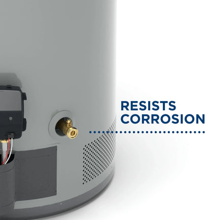 GE Appliances  RealMAX Premium 50-Gallon Tall Natural Gas Atmospheric Water Heater Gray - GG50T10BXR