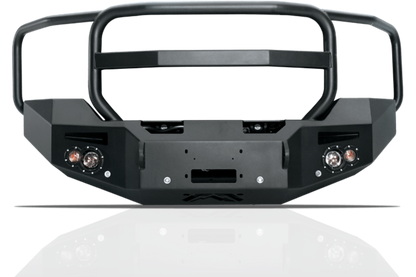 Fab Fours GM14-C3150-1 GMC Sierra 2500/3500 2015-2019 Premium Front Bumper Sensor Winch Ready with Full Guard