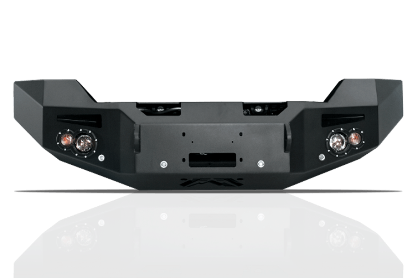Fab Fours GM14-C3151-1 GMC Sierra 2500/3500 2015-2019 Premium Front Bumper Sensor Winch Ready No Guard
