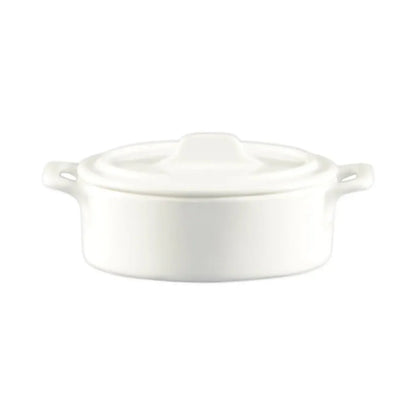 CAC China Gourmet Jar W/ Lid 20oz 8 1/2" Case of 24 Pcs - GMJ-8