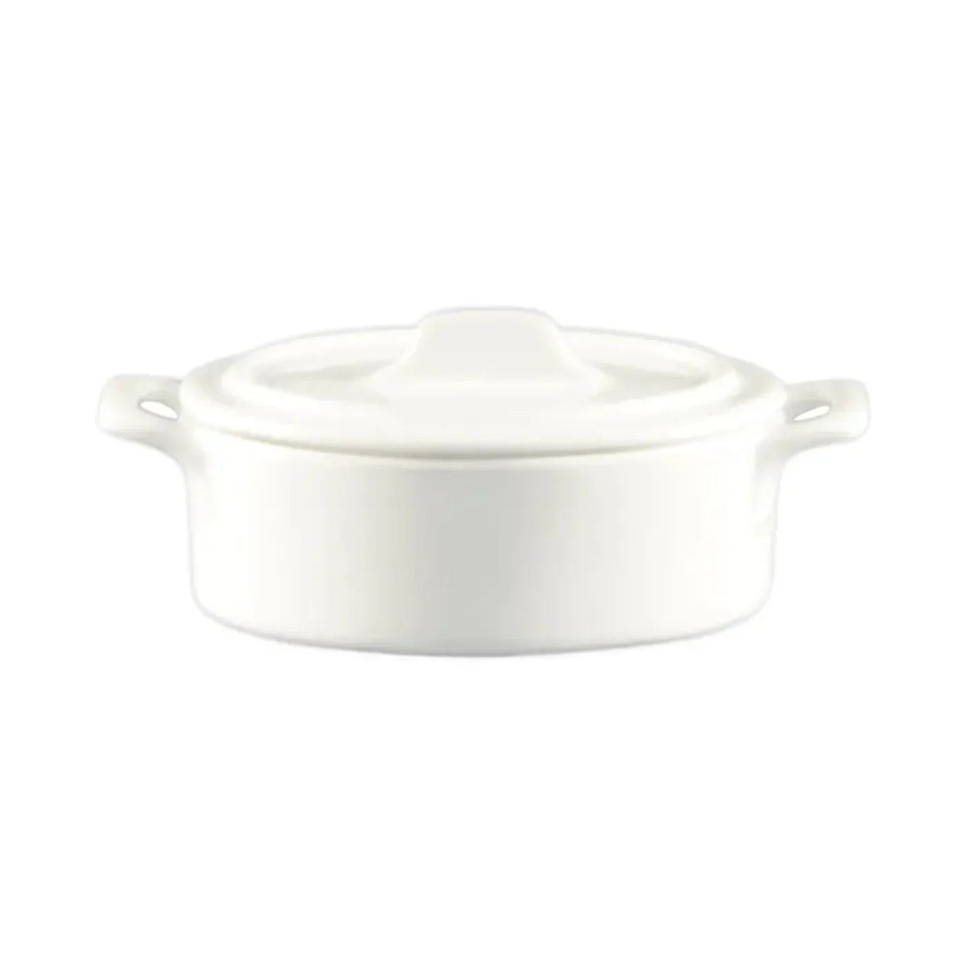 CAC China Gourmet Jar W/ Lid 20oz 8 1/2" Case of 24 Pcs - GMJ-8