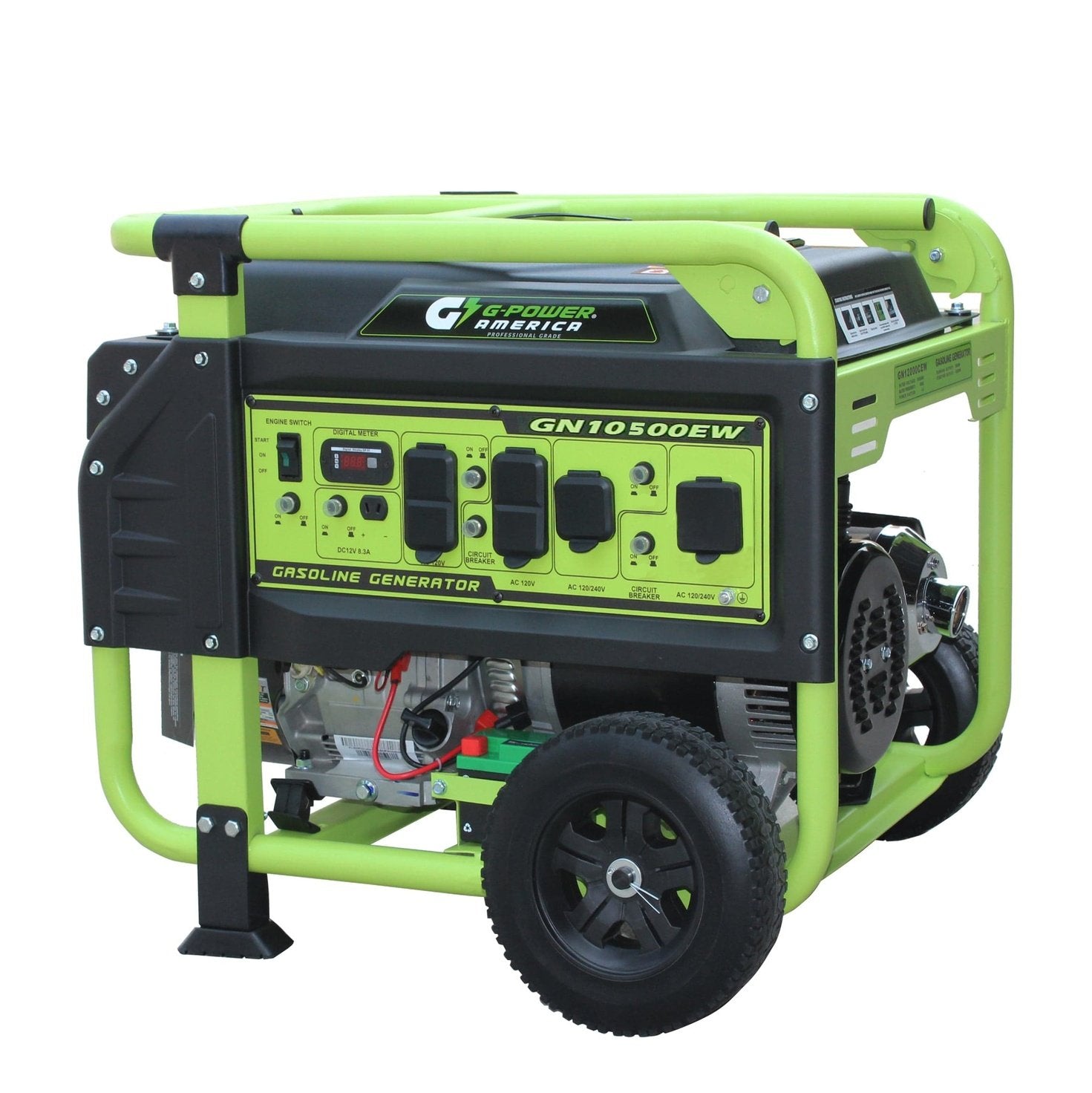 Green-Power America 13000/10000-Watt Gas Powered Portable Generator - GN13000EW