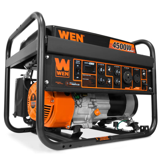 WEN 4500-Watt 212cc Transfer Switch and RV-Ready Portable Generator - GN4500