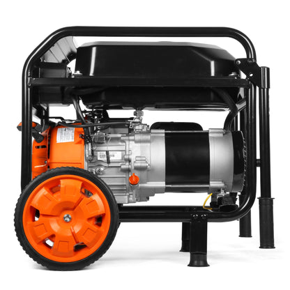 WEN GN5600 5,600-Watt Portable Generator with Wheel Kit, 224cc, Transfer-Switch, and RV-Ready - GN5600