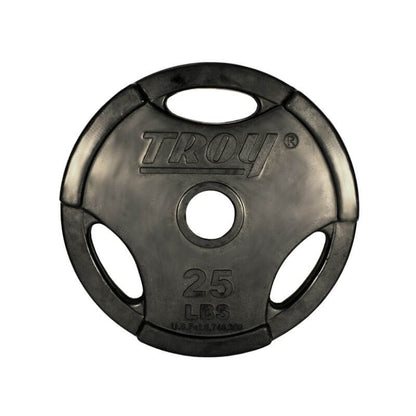 TROY Rubber Encased Olympic Grip Plate 255lb Set