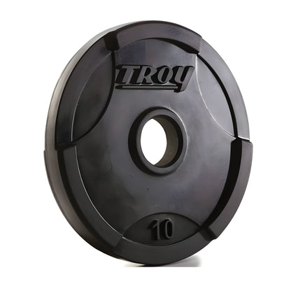 Troy GO-U Urethane Encased Olympic Grip Plate (Pairs) - GO-U_255lb_Set