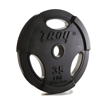 Troy GO-U Urethane Encased Olympic Grip Plate (Pairs) - GO-U_255lb_Set