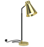 Wheelmate USA Heat Lamp D 16 x 72 cm, Portable, 180 Degree Adjustable Lamp, Color Gold  - 62158
