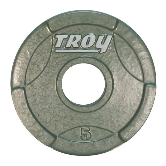 TROY GO Machined Olympic Grip Plate Gray - GO_255lb_Set