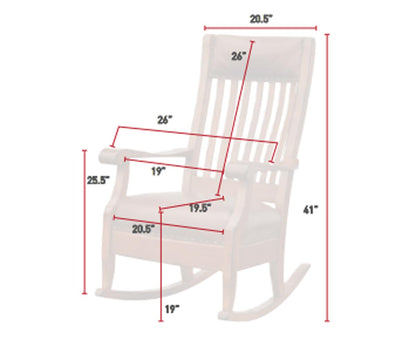 QW Amish Grandma's Rocker - 268R-GR-30