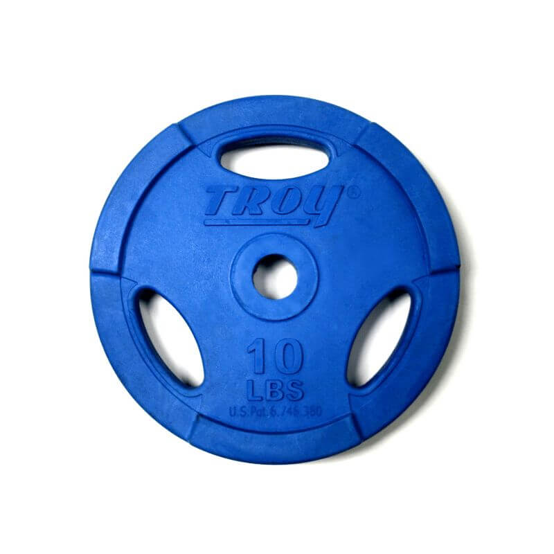 TROY GR-RC Quiet Iron Interlocking Color Rubber 1" Grip Plate