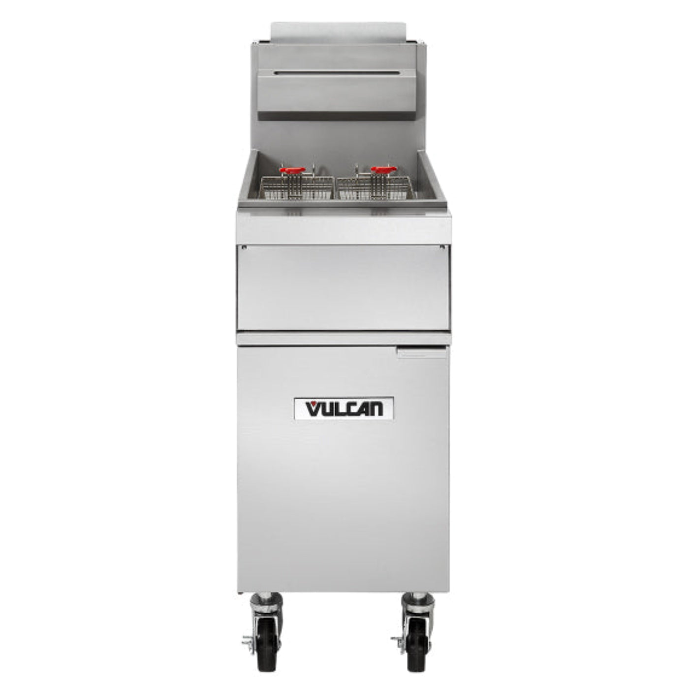 Vulcan 1GR35M 35-40 Lb. Liquid Propane Floor Fryer - 90,000 BTU - 1GR35M LP