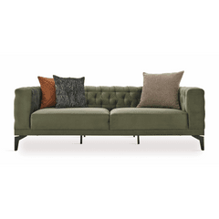 Enza Home US Dorian 3 Seater Sofa - 2040 - K1 - 10601 Green - AR:217 - 1431715