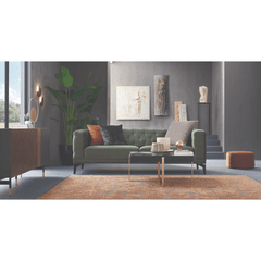 Enza Home US Dorian 3 Seater Sofa - 2040 - K1 - 10601 Green - AR:217 - 1431715