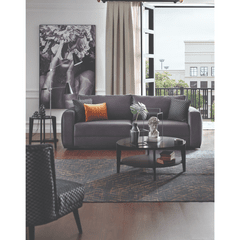 Enza Home US Carino 3 Seater Sofa Bed - 2036 - K1 - 12601 Dark Grey - AR:117 - BR:117 New - 1480869