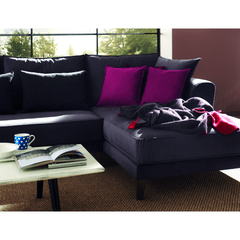 Enza Home US Merlin Corner Sofa - Left Hand Facing - 2015 - K1 - 10405 Dark Grey - AR:301 - 1431756