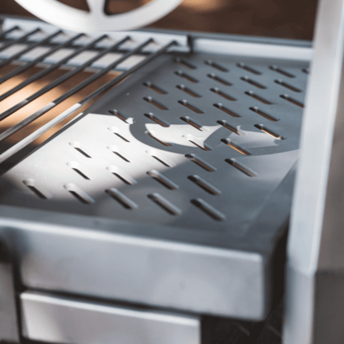 Fuego Criollo Grill Pro 650 4 Sections Premium Insert for Built In Argentine Charcoal Grill - GP650M4