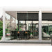 PERGOLUX S2 Clear Tempered Glass Wall Panel for Pergola